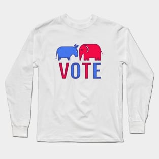 United States presidential election 2024. Vote! Long Sleeve T-Shirt